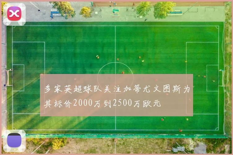 多家英超球队关注加蒂尤文图斯为其标价2000万到2500万欧元